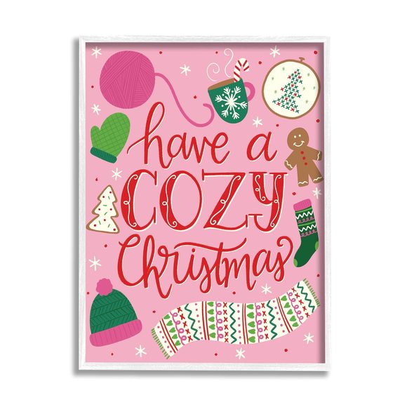 Have A Cozy Christmas Festive Phrase Gingerbread Scarf, Designed By Taylor🤩 - Picture 1 of 6